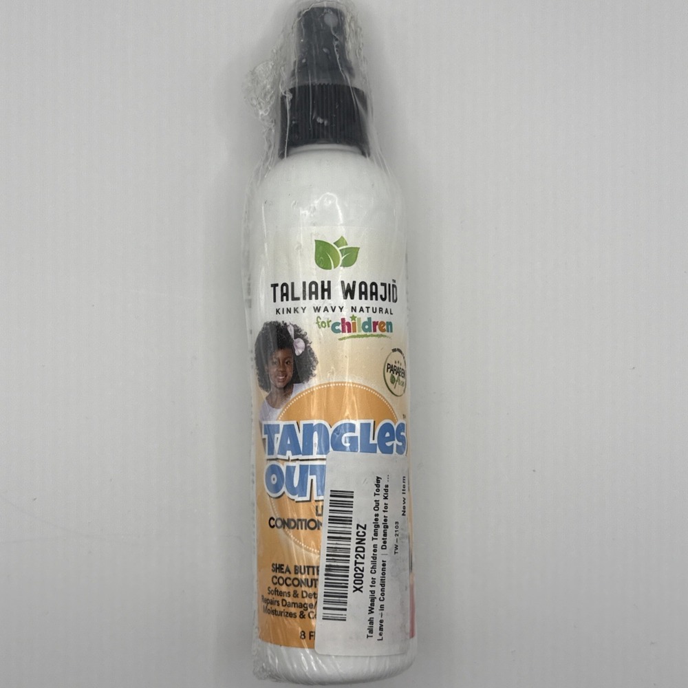 Taliah Waajid Kinky, Wavy,‎ Natural For Children Tangles Out Today! 8 Fl Oz